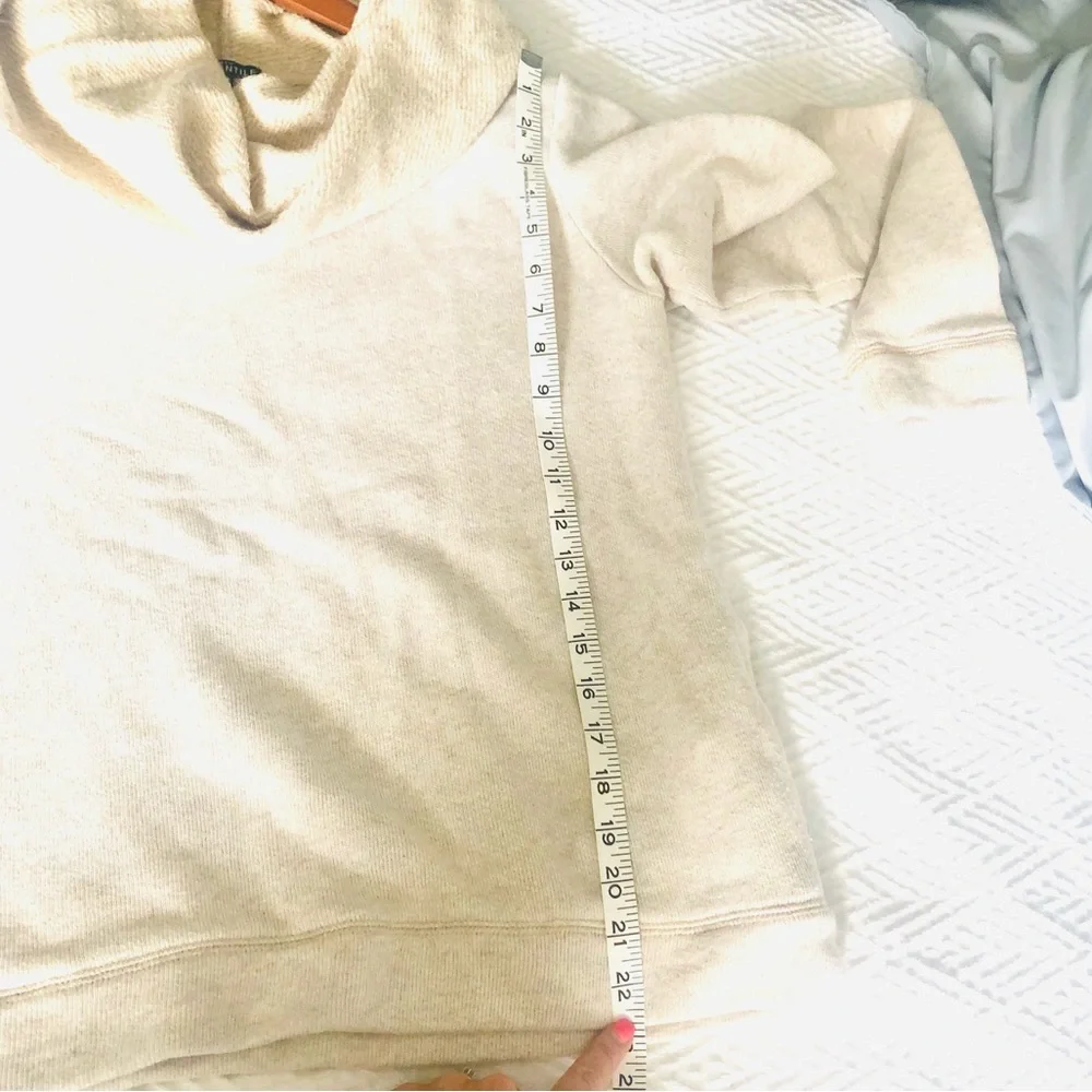 J Crew Mercantile cowl funnel sweatshirt sz Large